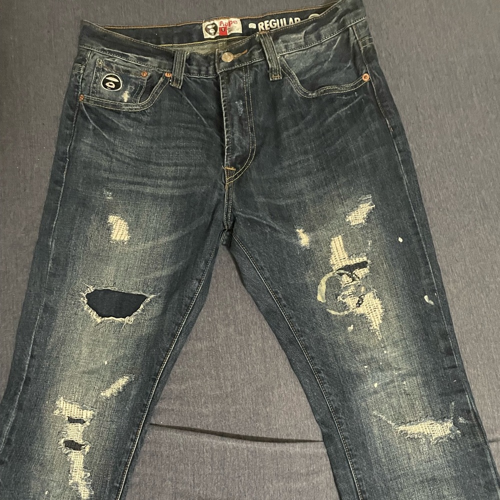 AAPE BY A BATHING APE JEANS